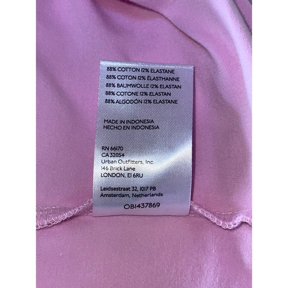 NWT Womens Urban Outfitters Burnout Tank Top Bodycon Dress Pink Size M - Picture 6 of 8